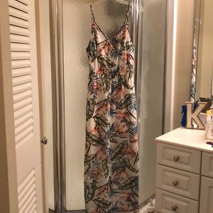 H&M Tropical Drint Maxi Dress